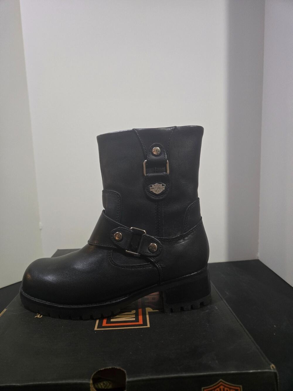 Harley Davidson Alivia Harness Zip Boot ladies size 6.5